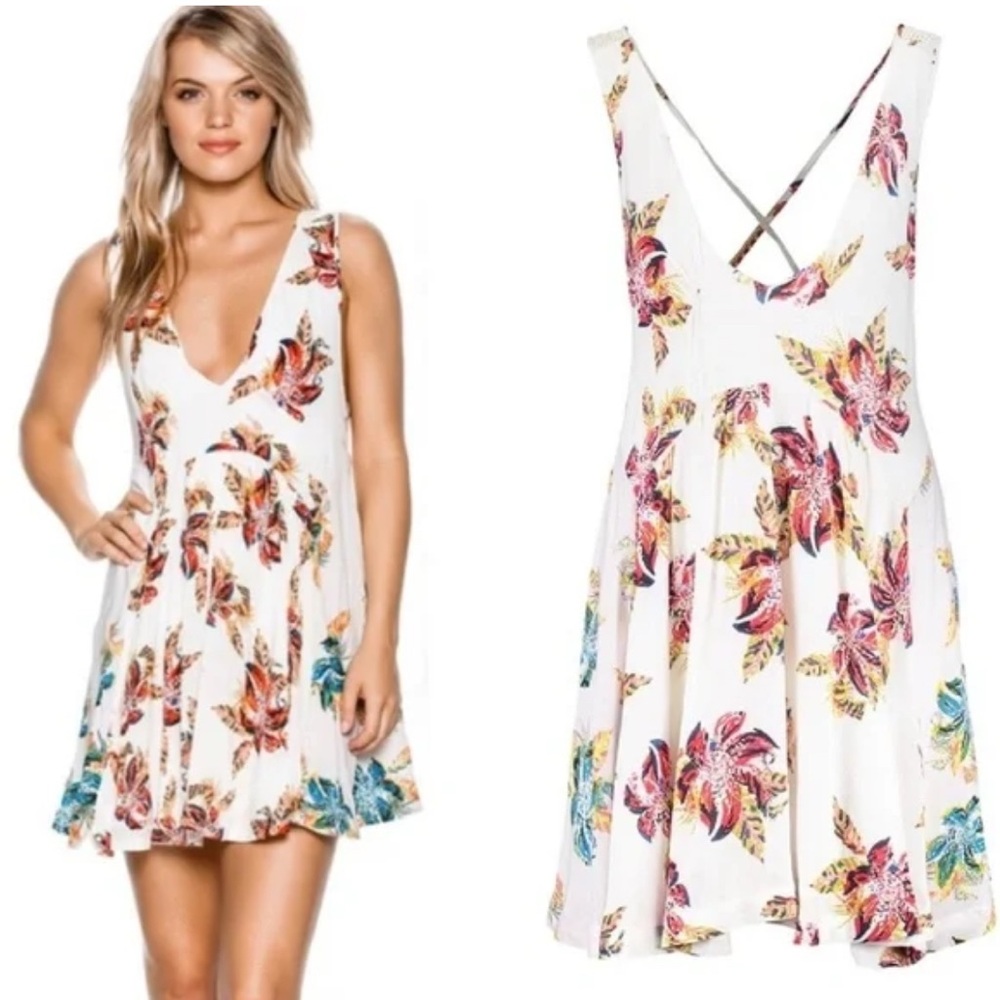 Free People Floral Print Summer Dress - Picture 1 of 12